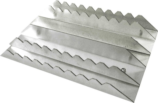 Peine Curry rectangular de aluminio - Hippotonic - T.Mini