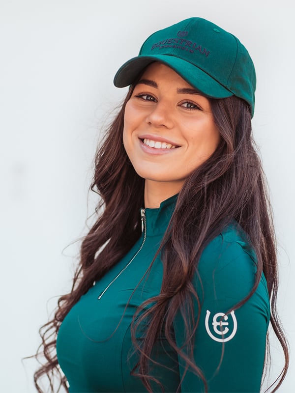 Cap Equestrian Stockholm Cap Emerald detalle 2