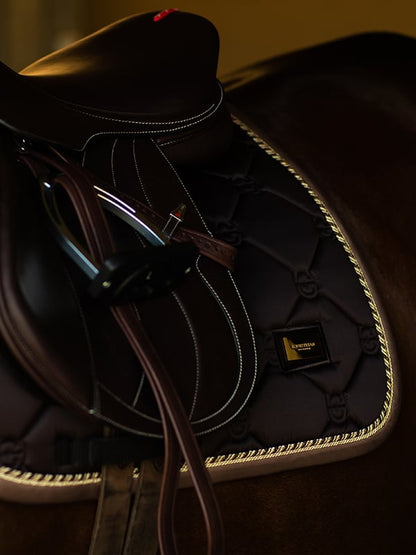 Jump Saddle Pad Equestrian Stockholm Jump Saddle Pad Golden Brown detalle 2