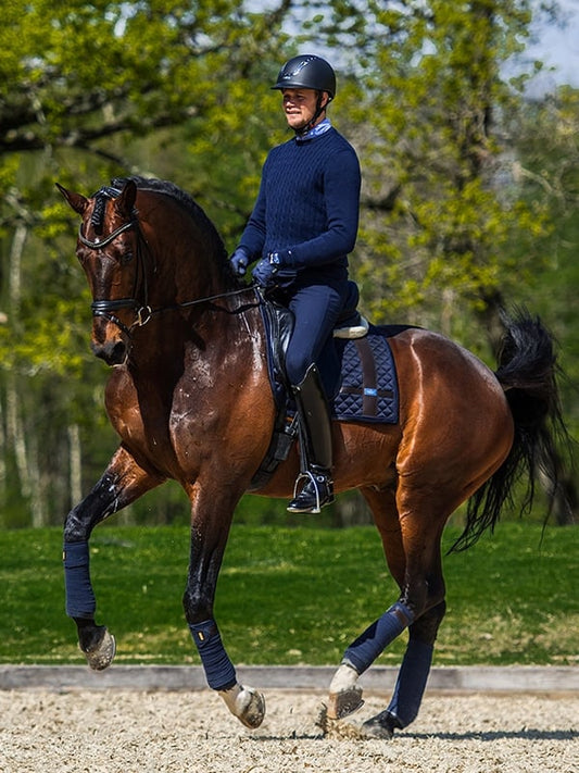 de doma Leather Equestrian Stockholm mantilla de doma Leather para equitación - vista 2