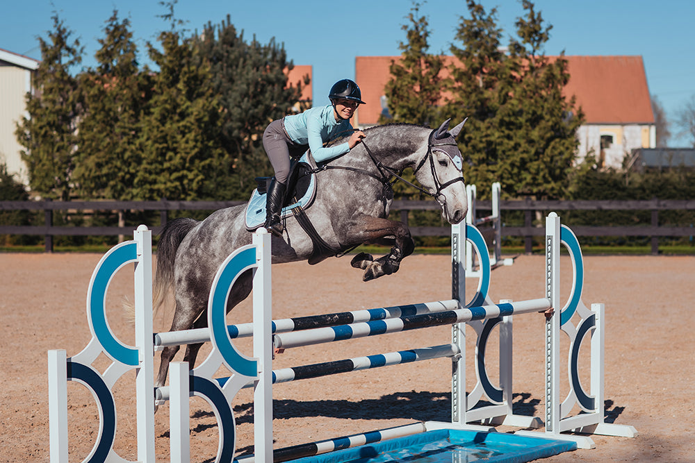 Ear Bonnet Equestrian Stockholm Ear Bonnet Ice Blue detalle 5