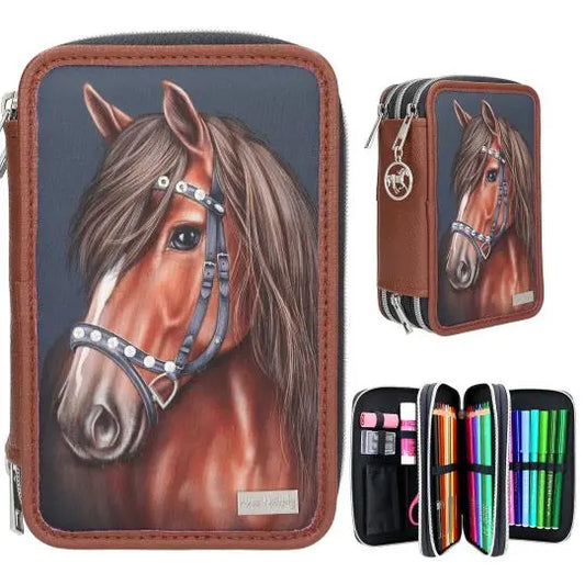 Estuche triple LUXURY HORSE Miss Melody - vista principal