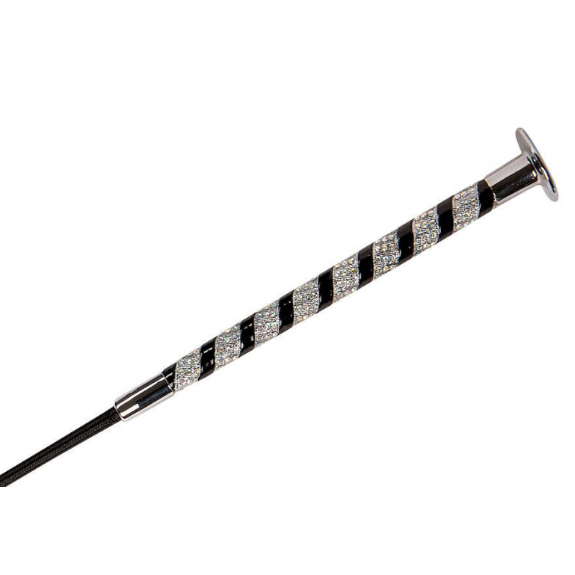 Fusta de doma WHIP & GO Diamond 120 cm EKKIA para equitación - vista 2