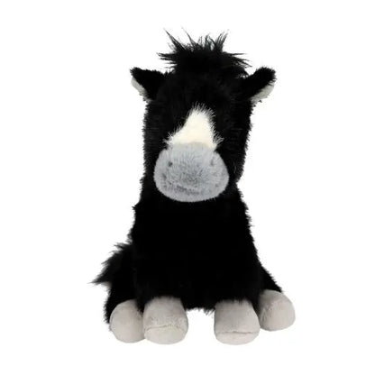Peluche caballo negro 20 cm Miss Melody - vista 2
