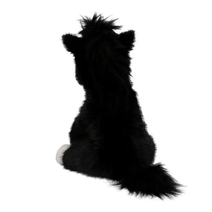 Peluche caballo negro 20 cm Miss Melody - vista 4