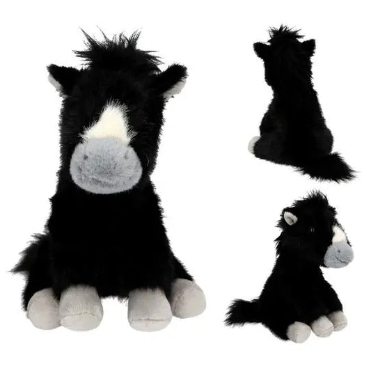 Peluche caballo negro 20 cm Miss Melody - vista principal