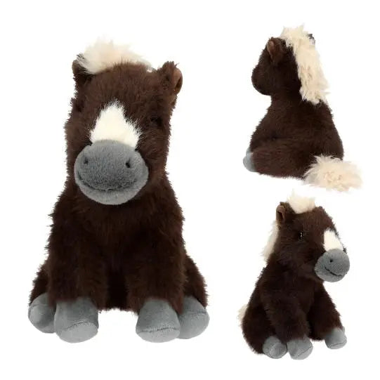 Accesorio ecuestre Peluche caballo marrón 20 cm - Miss Melody para equitación