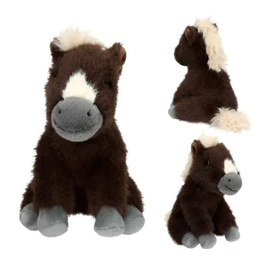 Peluche caballo marrón 20 cm Miss Melody - vista principal