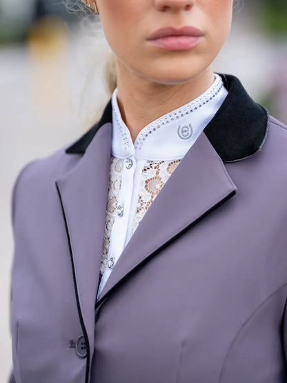 Chaqueta Concurso Classic Violeta Oscuro - Equestrian Stockholm para equitación - vista 3