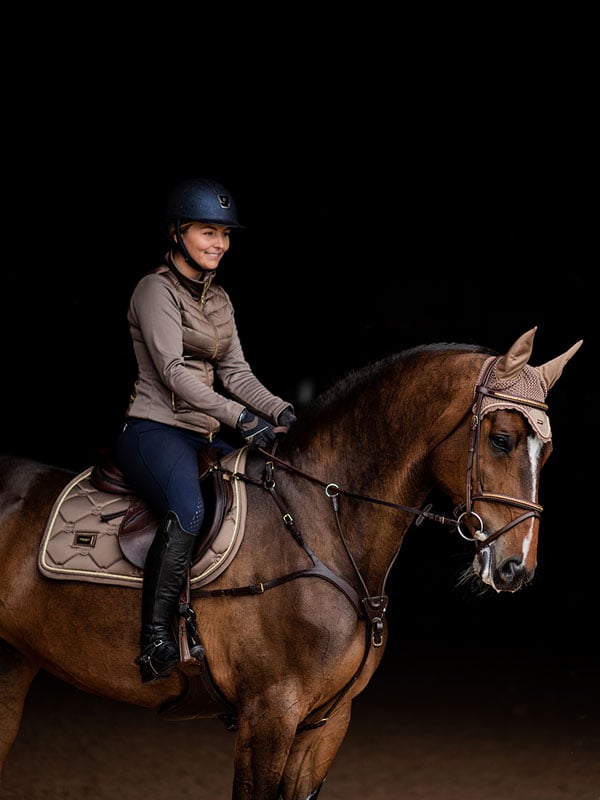 Jump Saddle Pad Original Equestrian Stockholm Jump Saddle Pad Champagne detalle 6