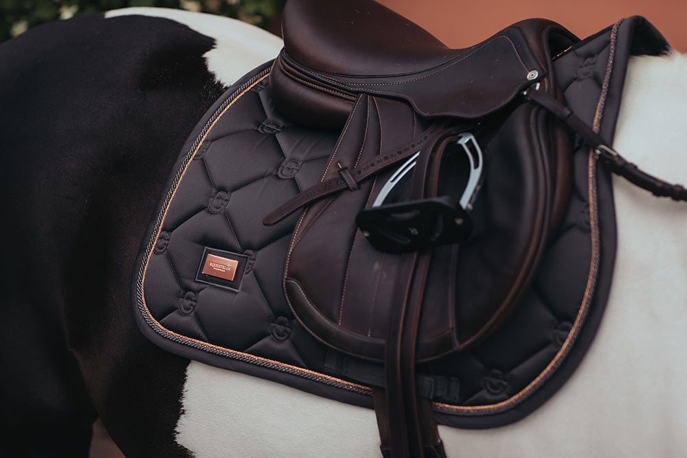 Jump Saddle Pad Equestrian Stockholm Jump Saddle Pad Dark Sky detalle 5