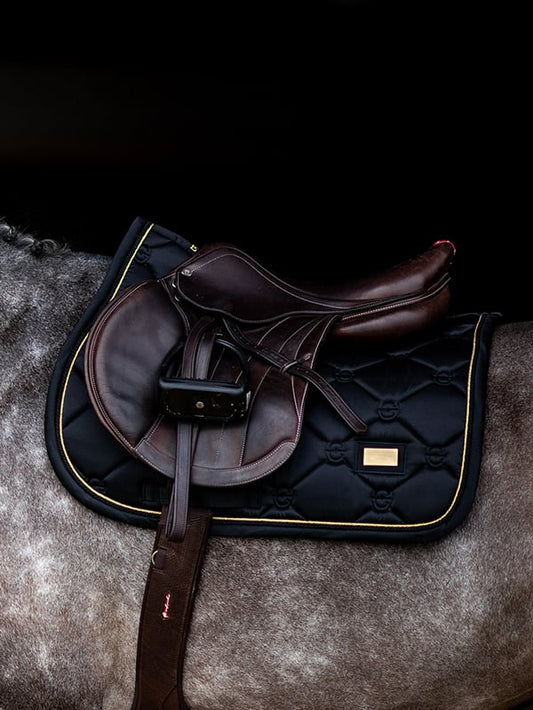 de salto Equestrian Stockholm mantilla de salto Black Gold para equitación - vista 2
