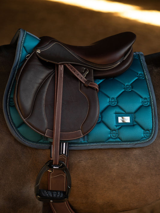 de salto Original Equestrian Stockholm mantilla de salto Teal Blue para equitación - vista 2