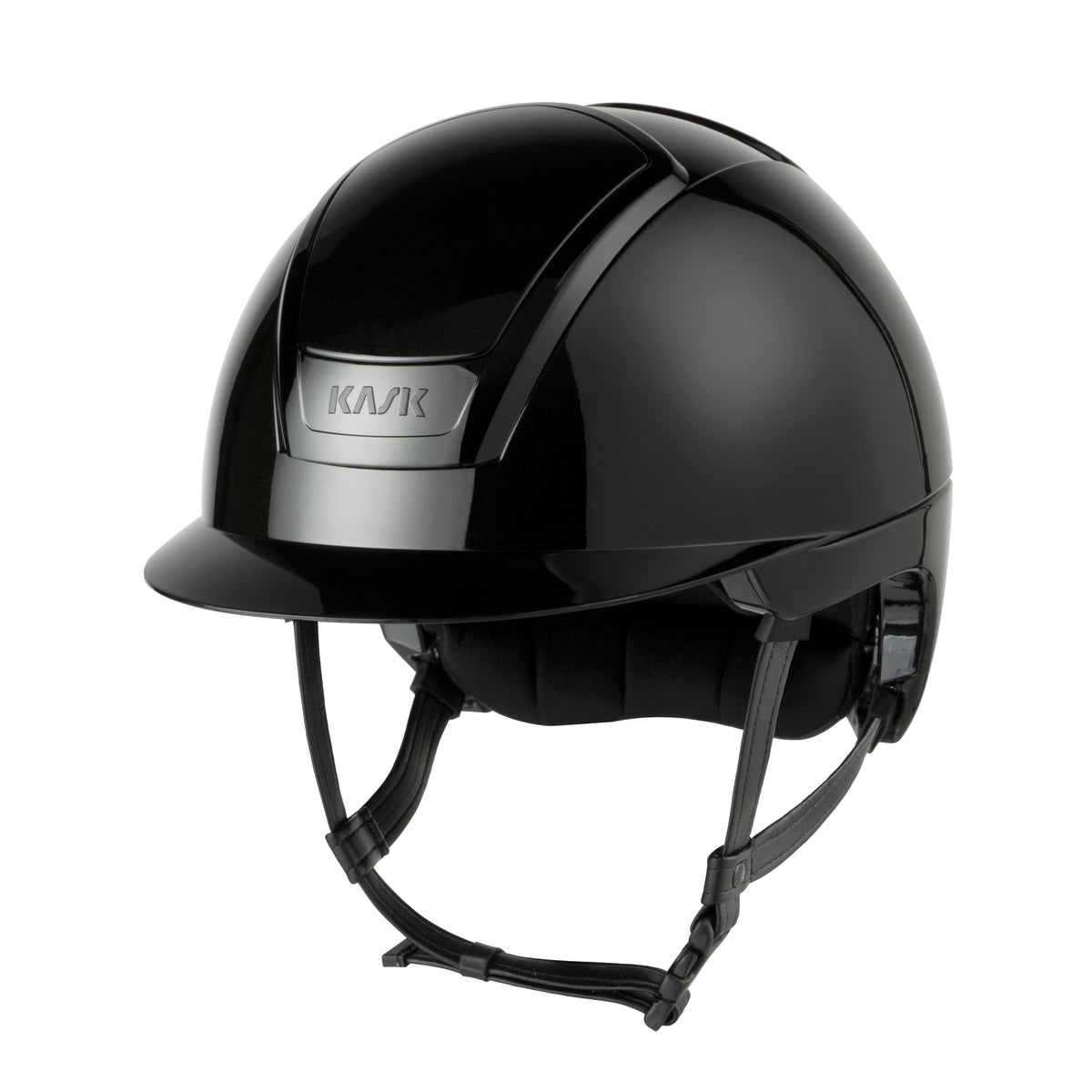 Casco KASK Nemesi Black, acabado brillante