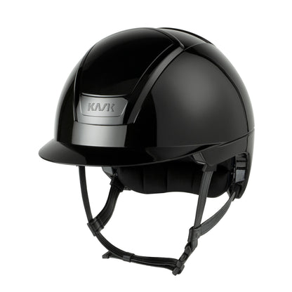Casco KASK Nemesi Black, acabado brillante