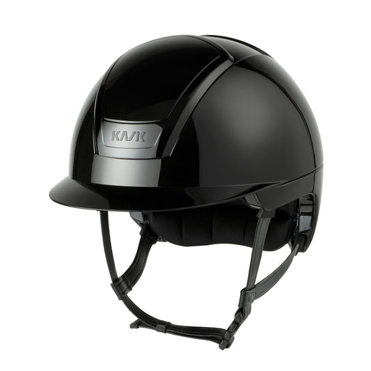 Casco KASK Nemesi Black, acabado brillante