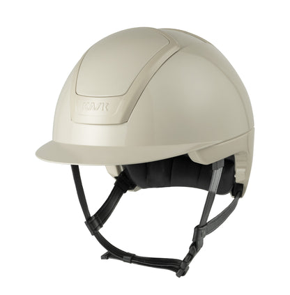 Casco KASK Nemesi Silk Beige, acabado brillante