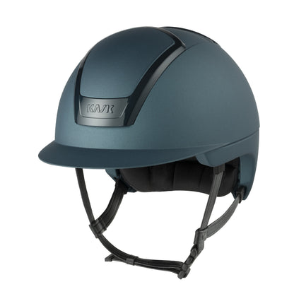 Casco KASK Nemesi Teal Green, acabado metalizado