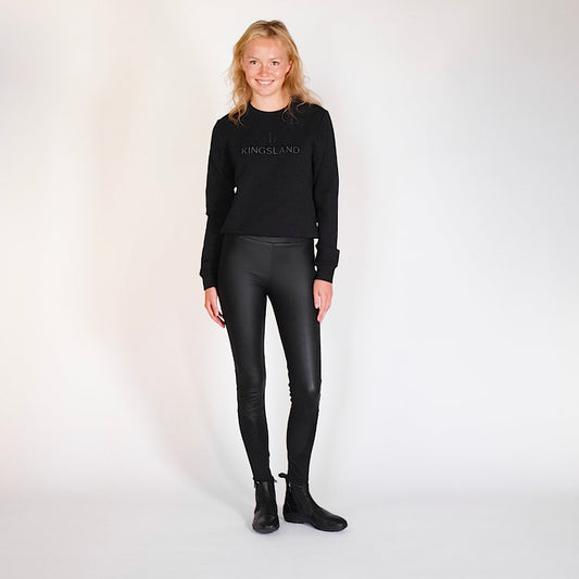 de equitación Kingsland KLMia mujer Stretch Leather mallas de equitación para equitación