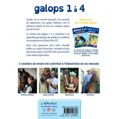 Cuaderno de ejercicios galop 1 a 4 con vídeos - Lavauzelle