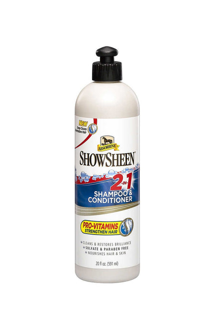Loción - ShowSheen 2-en-1 Champú & Acondicionador - Absorbine