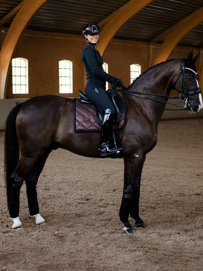 Fleece Jacket Equestrian Stockholm Fleece Jacket Mahogany Glimmer detalle 6