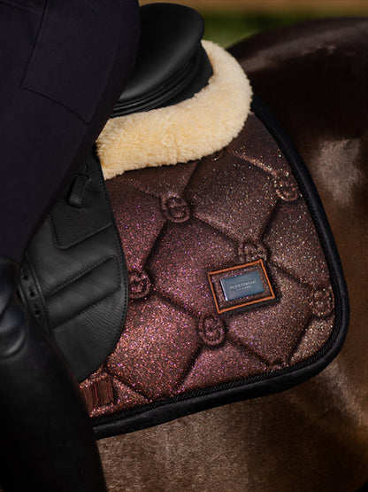 Jump Saddle Pad Glimmer Equestrian Stockholm Jump Saddle Pad Mahogany Glimmer detalle 2