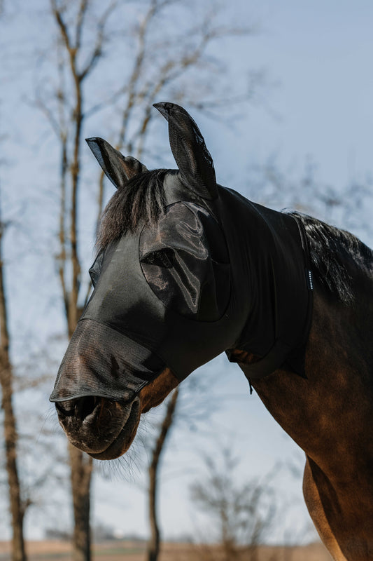 Máscara anti-moscas/uv - Hood - Equithème