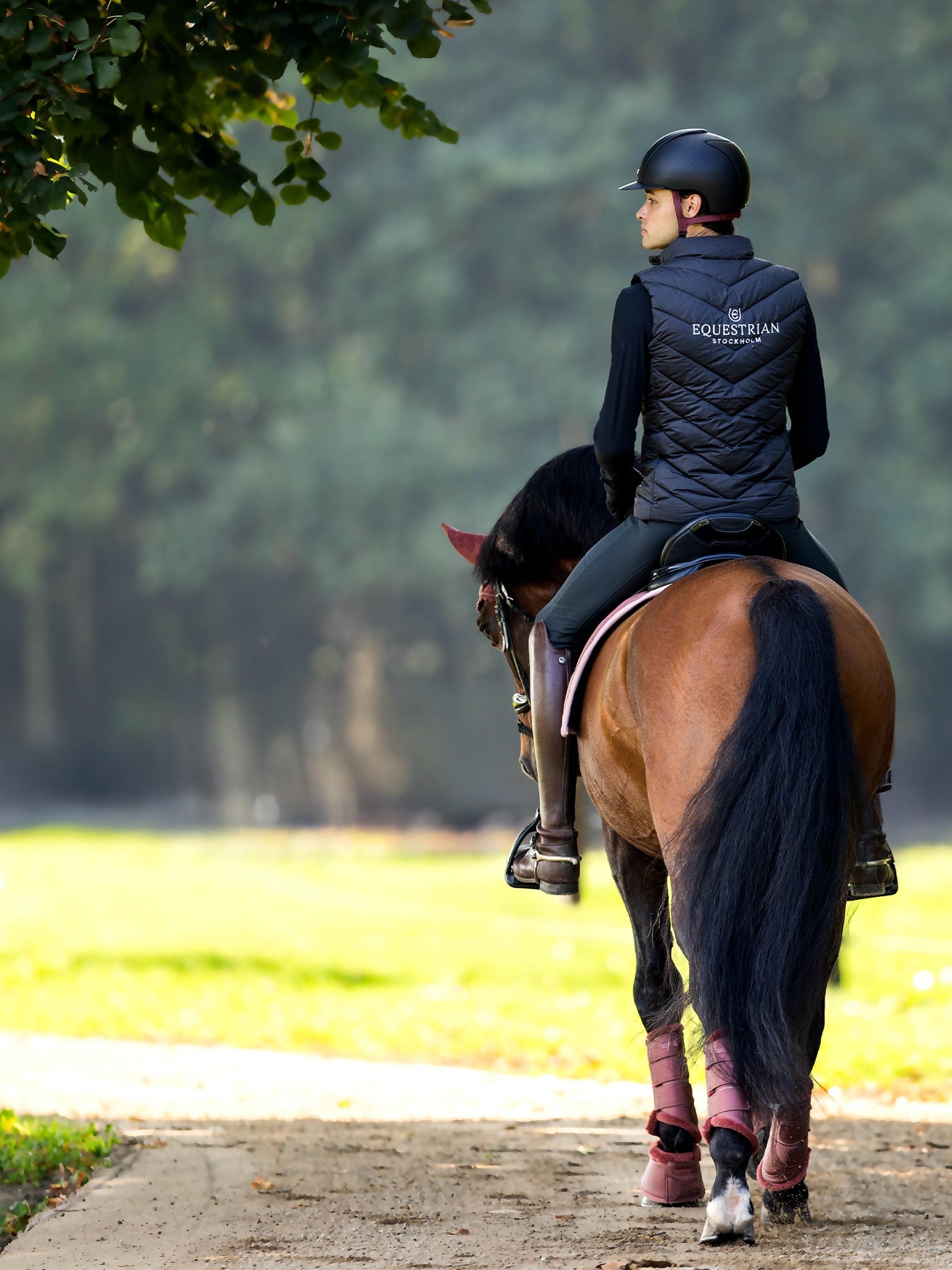 Versatile Vest Men Equestrian Stockholm Versatile Vest Black Men detalle 3