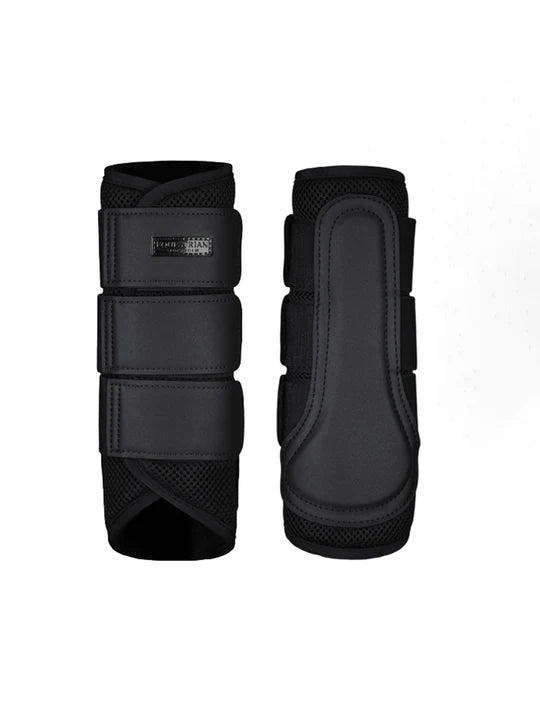 Protectores Doma Classic Mesh All Black Equestrian Stockholm - vista principal
