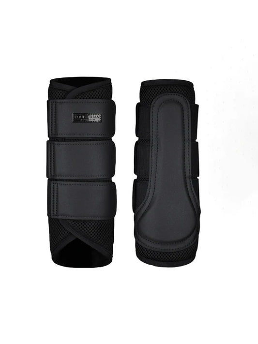 Protectores Doma Classic Mesh All Black Equestrian Stockholm - vista principal