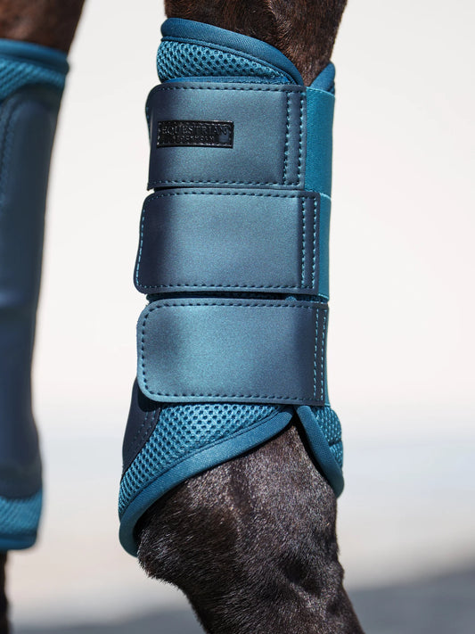 Protectores Doma Mesh Teal Blue Equestrian Estockholm - vista 2