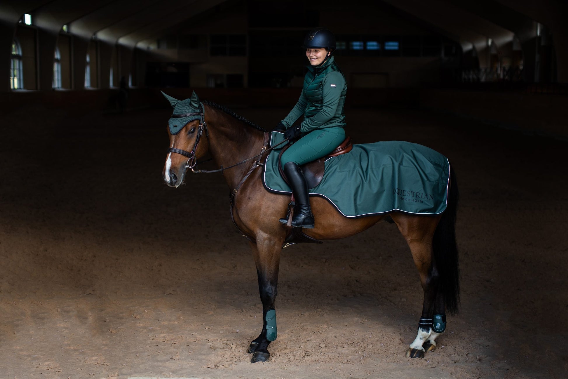 Calzado ecuestre Equestrian Stockholm Anatomic Tendon Boots Sycamore Green detalle 5