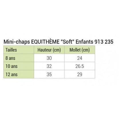 Mini-chaps - Soft - Equithème - T.Mini