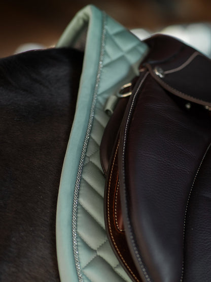 Jump Saddle Pad Modern Equestrian Stockholm Jump Saddle Pad Modern Mint Green detalle 6