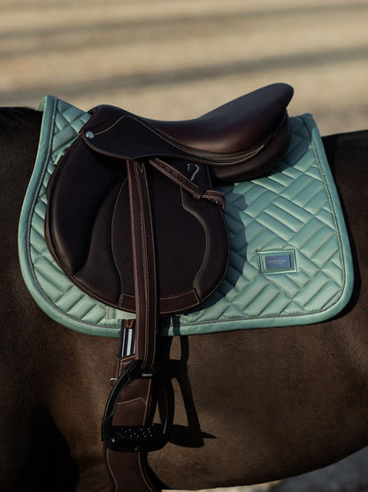 Jump Saddle Pad Modern Equestrian Stockholm Jump Saddle Pad Modern Mint Green detalle 7