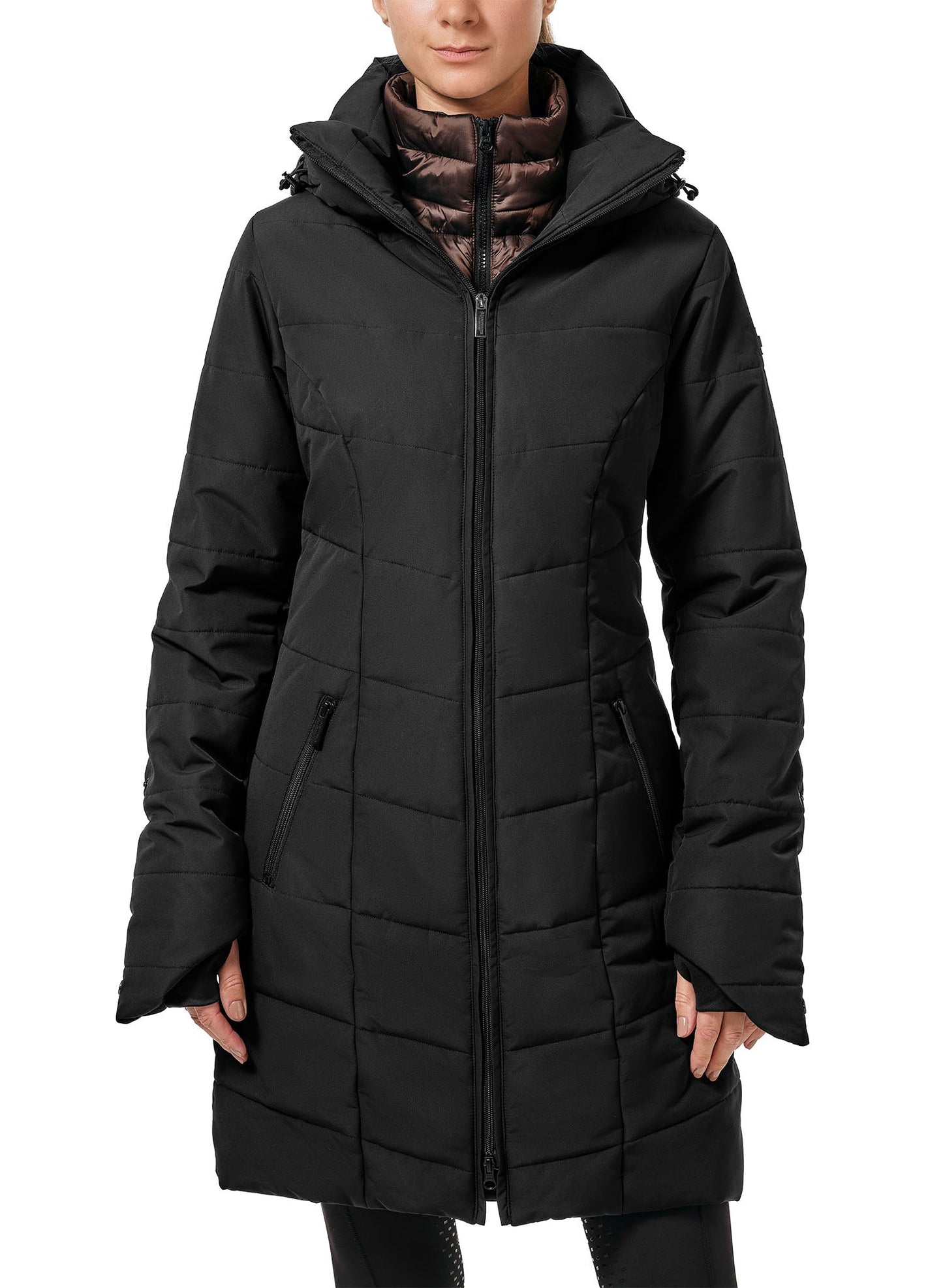 Denali Winter Jacket Equestrian Stockholm Denali Winter Jacket Black Mocha vista principal