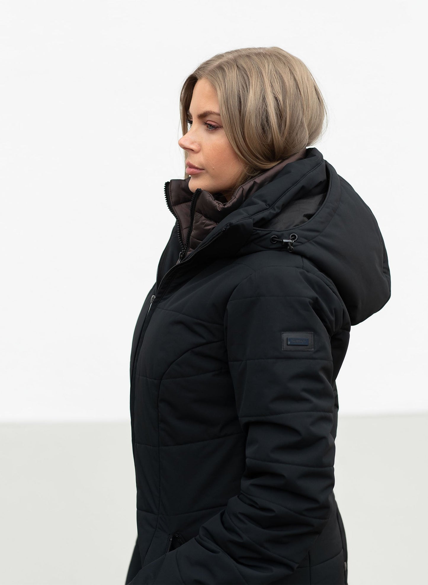 Denali Winter Jacket Equestrian Stockholm Denali Winter Jacket Black Mocha detalle 4