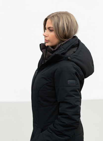 Denali Winter Jacket Equestrian Stockholm Denali Winter Jacket Black Mocha detalle 4