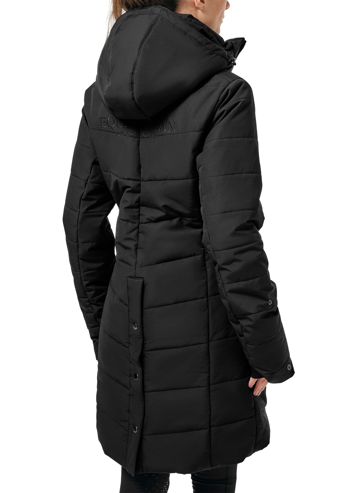 Denali Winter Jacket Equestrian Stockholm Denali Winter Jacket Black Mocha detalle 7