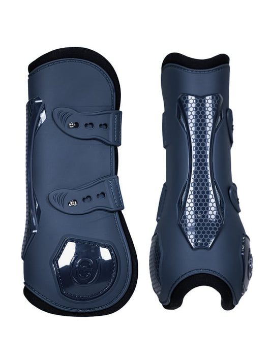 Equestrian Stockholm Anatomic protectores de tendón Modern Tech Navy para equitación