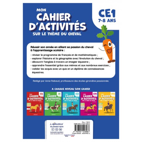 Accesorio ecuestre Mon Cahier d'Activités - Niveau CE1 - Lavauzelle - T.039 para equitación - vista 3