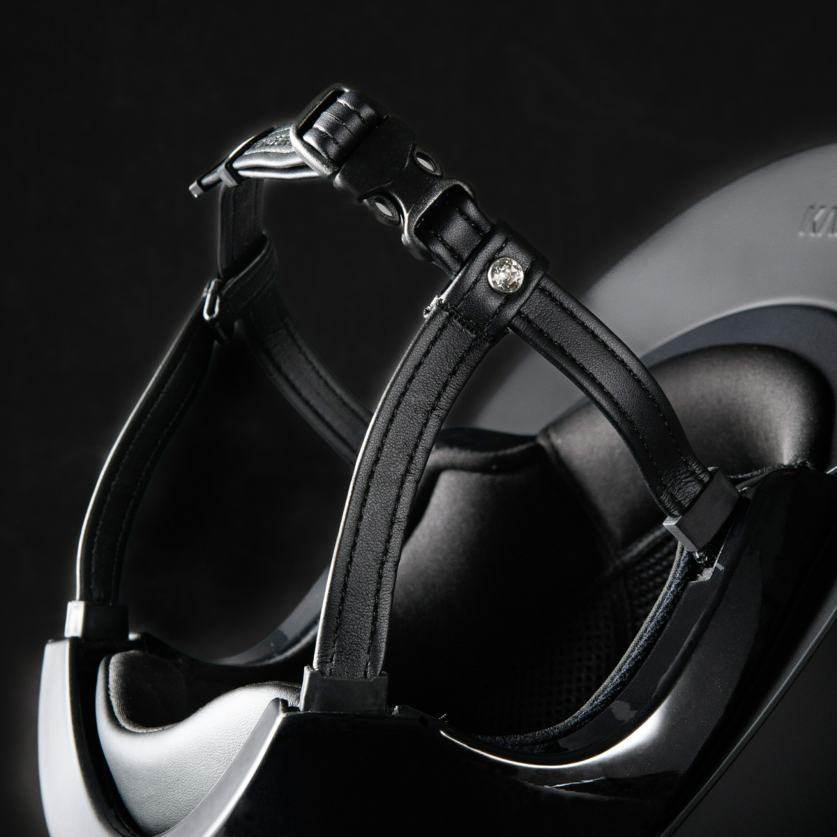 Helmets Kask Riding Helmet Kooki with Crystal Rivet detalle 5