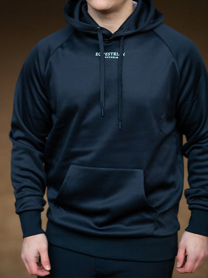 Camiseta técnica Equestrian Stockholm Ease Hoodie Men Navy detalle 4