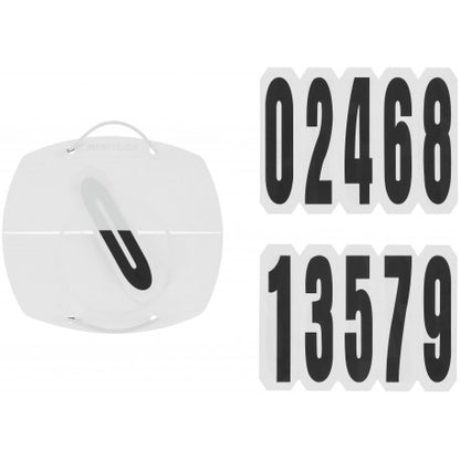 Accesorio ecuestre Numéro de départ 4 chiffres Rectangle - Equithème para equitación - vista 3