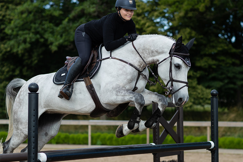 Jump Saddle Pad Original Equestrian Stockholm Jump Saddle Pad Black Edition detalle 6