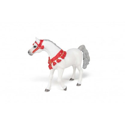 Accesorio ecuestre Caballo árabe blanco con vestido de desfile - Papo para equitación - vista 5
