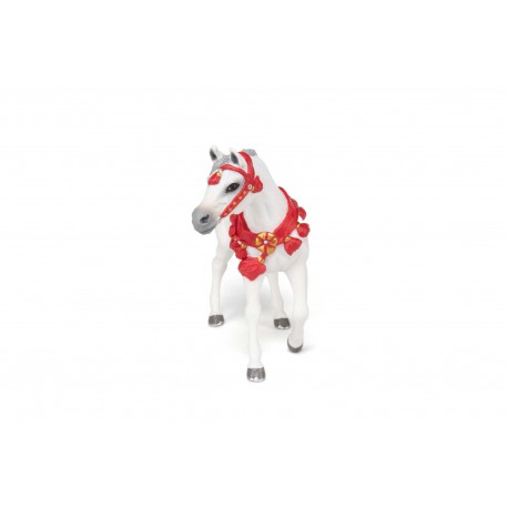 Accesorio ecuestre Caballo árabe blanco con vestido de desfile - Papo para equitación - vista 4