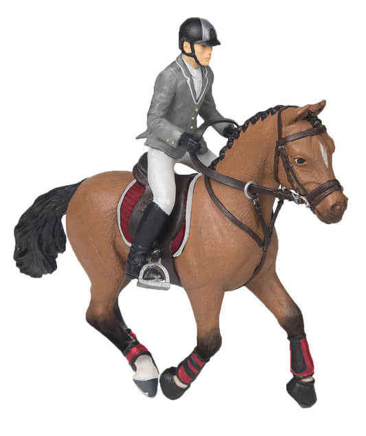 Caballo de concurso con jinete - Papo