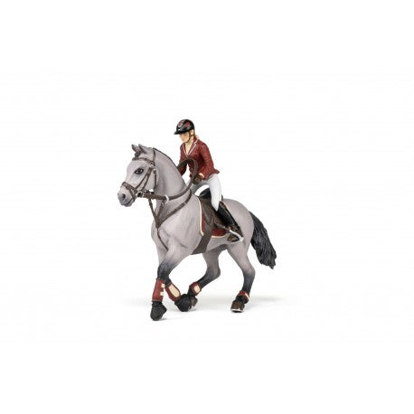 Caballo de concurso con su amazona - Papo